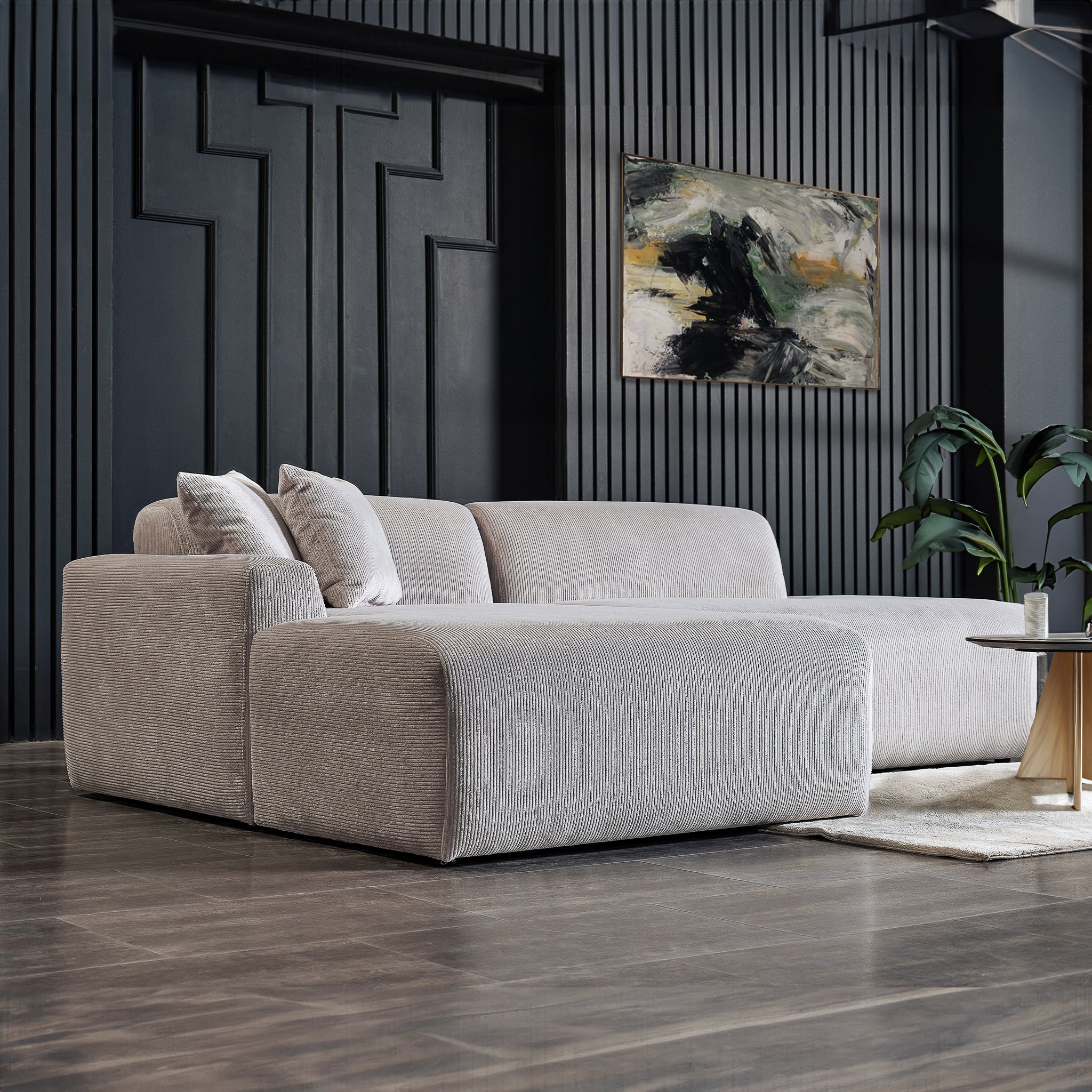 Siena Sofa Grey (Left)