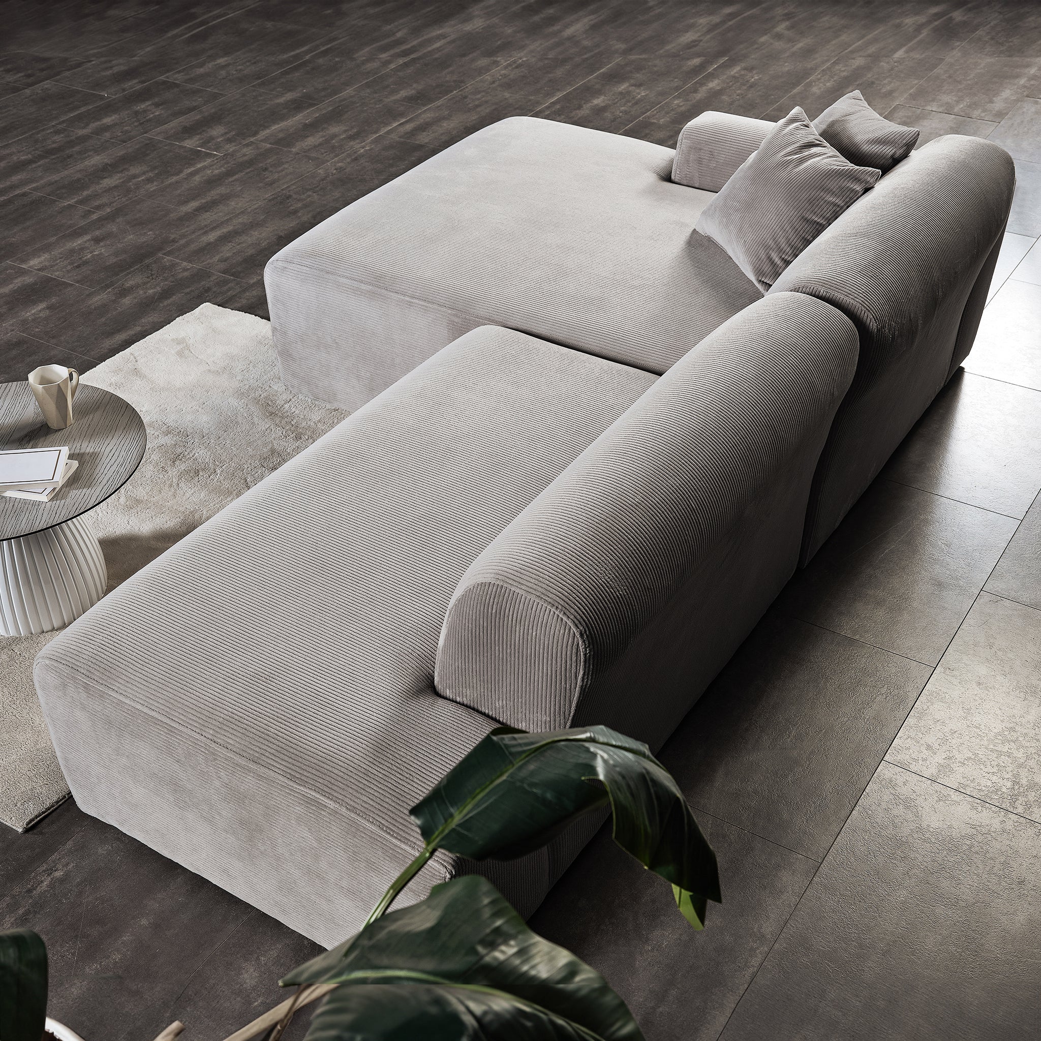Siena Sofa Grey (Left)