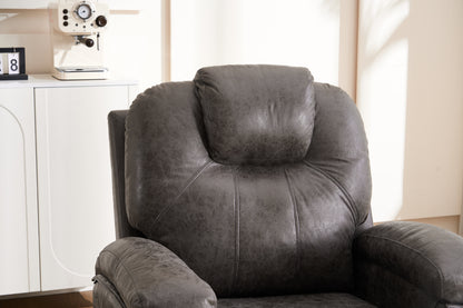 Power Lift Recliner Chair with Massage and Heat, Overstuffed Wide Recliner, Heavy Duty with Safety Motion Reclining Mechanism