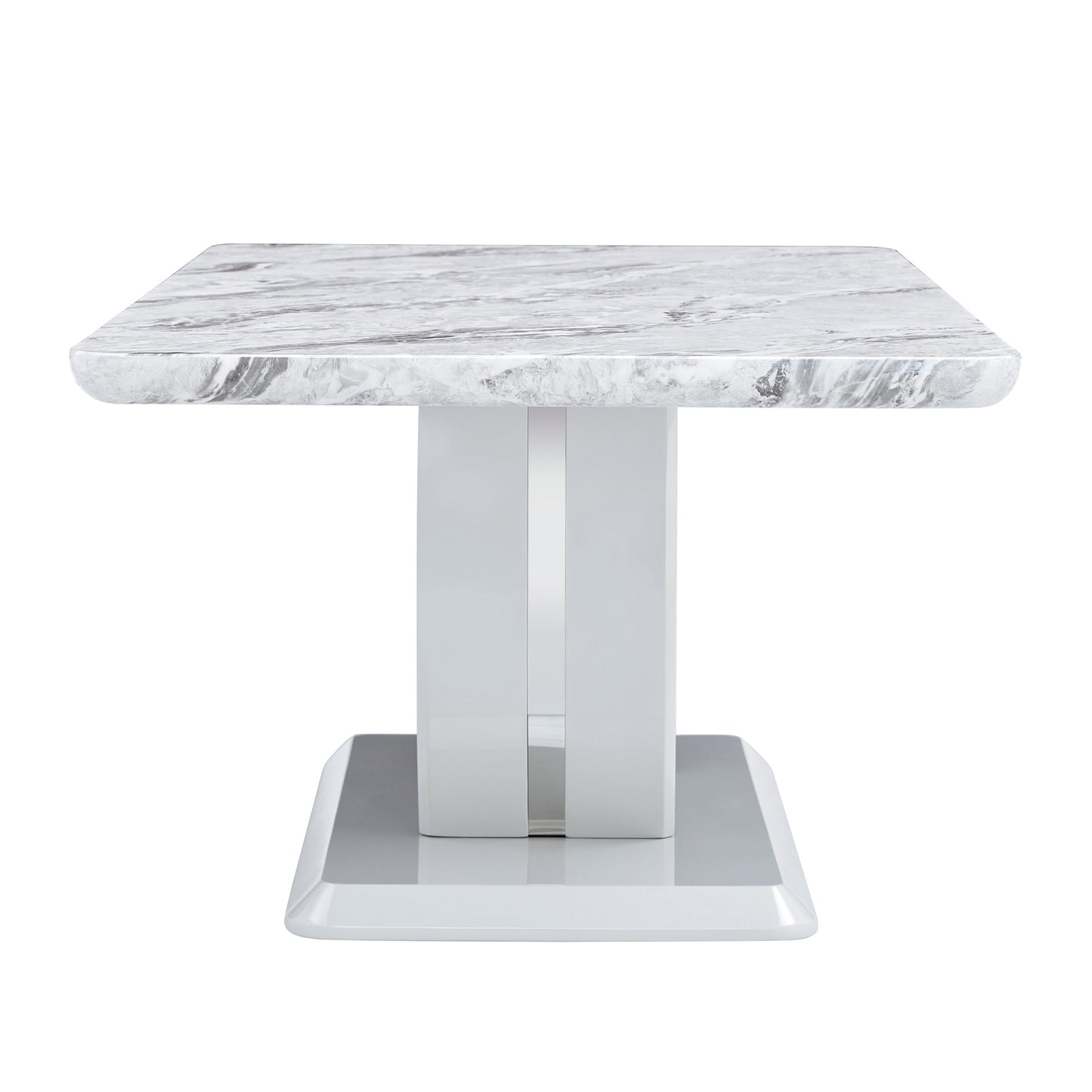 Modern Luxury Imitation - Marble Light Gray Coffee Table