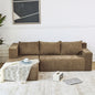 Modern L-Shape Sectional Sofa with Chaise Lounge - Comfy Corner Sofa