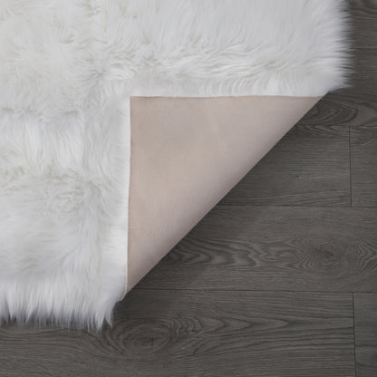 "Cozy Collection" Ultra Soft Fluffy Faux Fur Sheepskin Area Rug