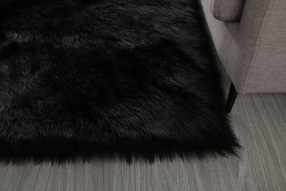 "Cozy Collection" Ultra Soft Fluffy Faux Fur Sheepskin Area Rug