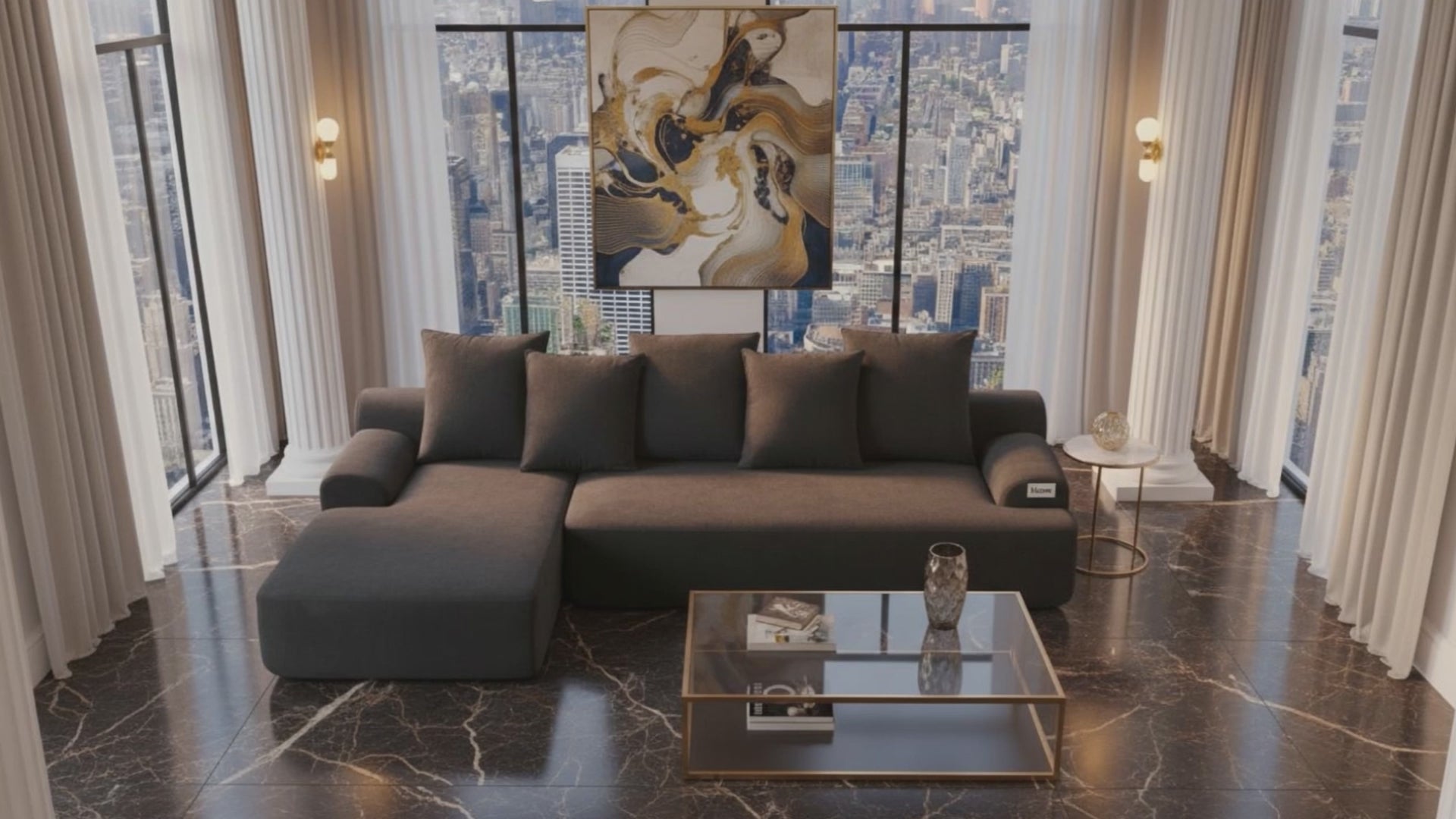Load video: &lt;p&gt;&lt;strong&gt;Furniture shopping should be simple, fast, and stress-free.&lt;/strong&gt; Laurence Ash makes it easy to furnish your space with modern furniture, contemporary pieces, and clean, minimalist designs that are crafted for durability, priced fairly, and delivered quickly across the U.S. With designer-style furniture made for modern homes, apartments, and home offices, you can finally build the space you’ve always imagined.&lt;/p&gt;